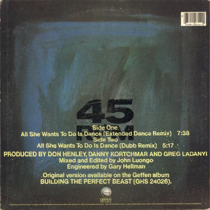 Don Henley : All She Wants To Do Is Dance (12", Maxi)
