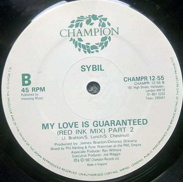 Sybil : My Love Is Guaranteed (12")