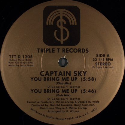 Captain Sky : You Bring Me Up (12")