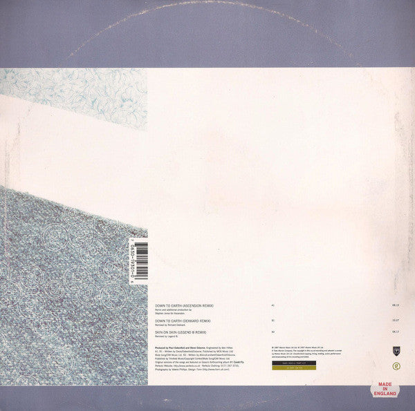 Grace : Down To Earth / Skin On Skin (12")