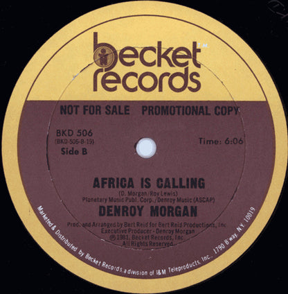 Denroy Morgan : Sweet Tender Love (12", Promo)
