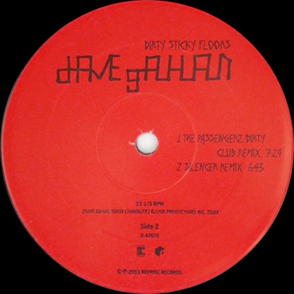 Dave Gahan : Dirty Sticky Floors (2x12")