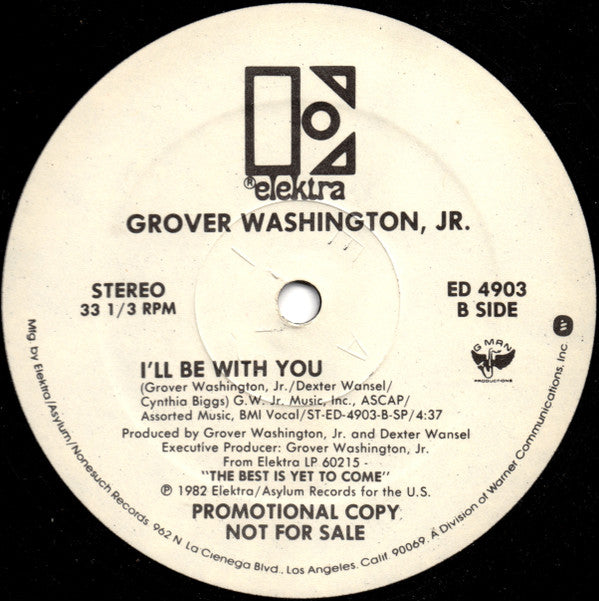 Grover Washington, Jr. : Brazilian Memories (12", Promo)
