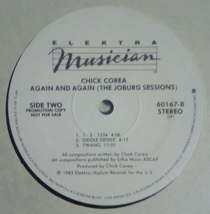 Chick Corea : Again And Again (The Joburg Sessions) (LP, Album, Promo, SP)