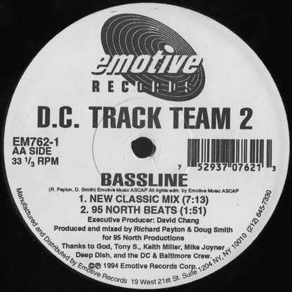 D.C. Track Team 2* : It's Alright / Bassline (12")