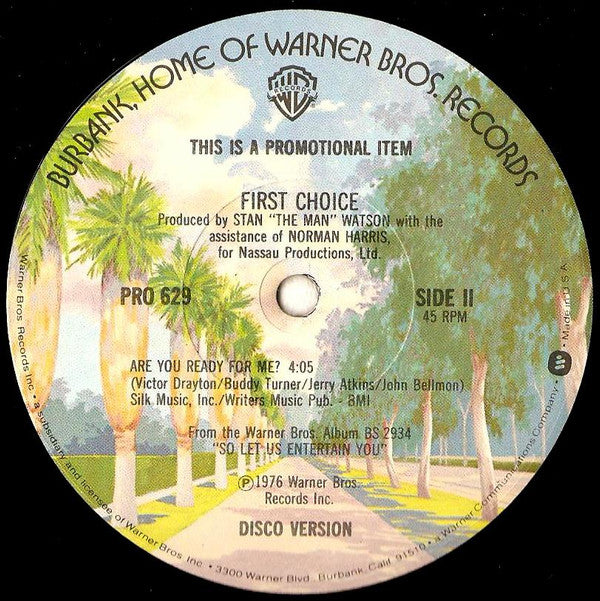 First Choice : First Choice Theme / Ain't He Bad (12", Promo)