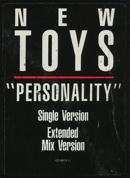 New Toys : Personality (12", Promo)