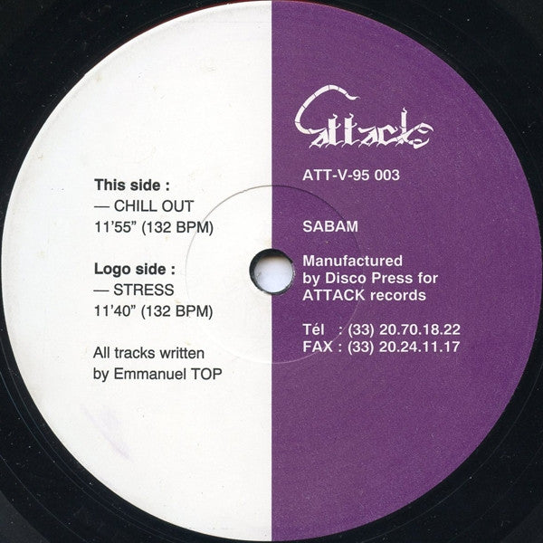 Emmanuel Top : Stress (12", Whi)