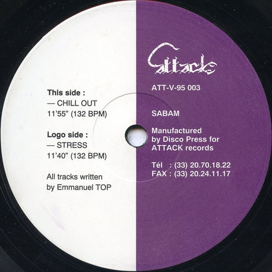 Emmanuel Top : Stress (12", Whi)