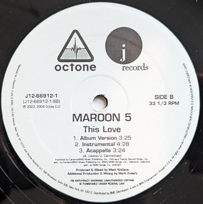 Maroon 5 : Sunday Morning (12")