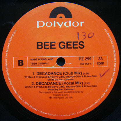 Bee Gees : For Whom The Bell Tolls (12", Single)