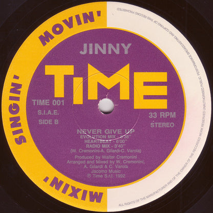 Jinny : Never Give Up (12")