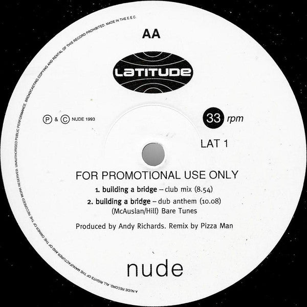 Latitude : Building A Bridge (12", Promo)
