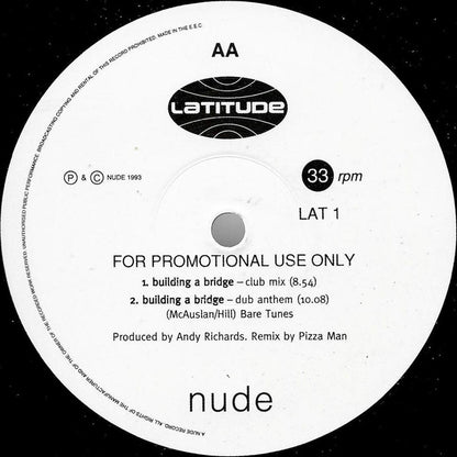 Latitude : Building A Bridge (12", Promo)