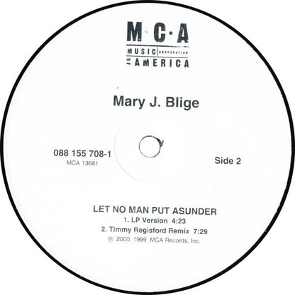 Mary J. Blige : Give Me You / Let No Man Put Asunder (12")