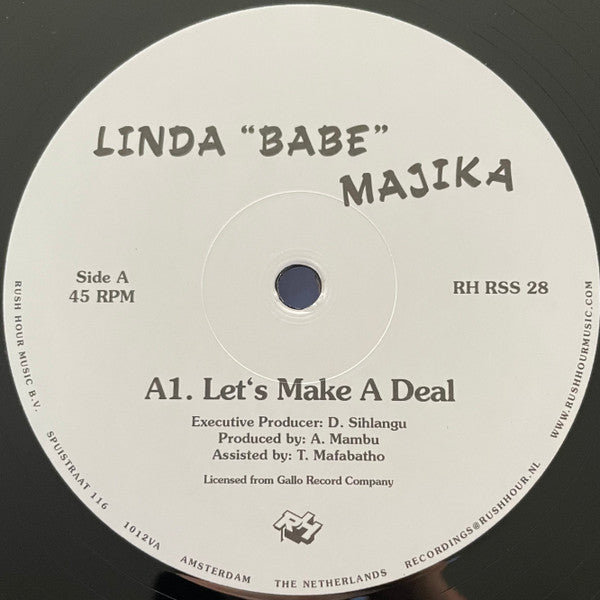 Linda "Babe" Majika* / Thoughts Visions And Dreams Featuring Ray Phiri : Let's Make a Deal (12")