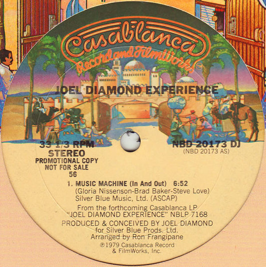 Joel Diamond Experience : Music Machine (In And Out) (12", S/Sided, Promo)