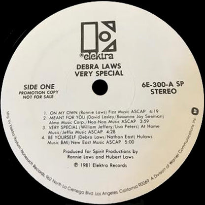 Debra Laws : Very Special (LP, Album, Promo, SP)