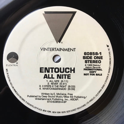 Entouch (2) : All Nite (LP, Album, Promo)