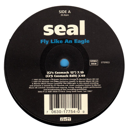 Seal : Fly Like An Eagle (CJ Macintosh's Most Modern Mixes) (12", Single)