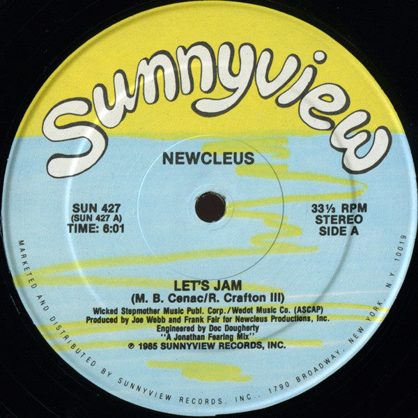 Newcleus : Let's Jam (12")