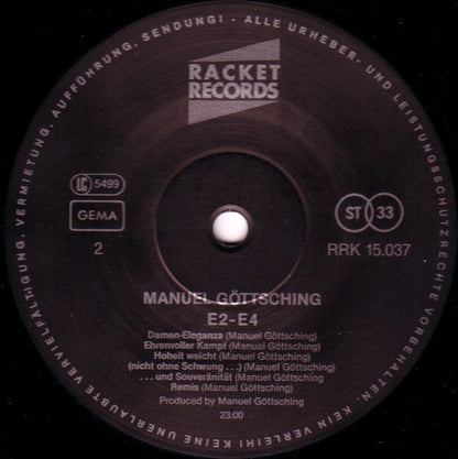 Manuel Göttsching : E2-E4 (LP, Album, Bla)