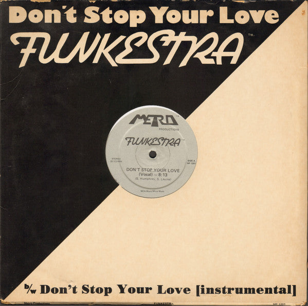 Funkestra (2) : Don't Stop Your Love (12")