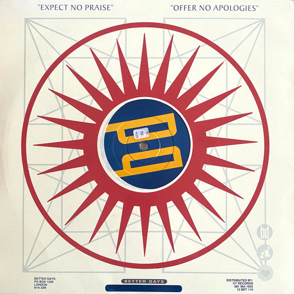 Better Days Project : The Better Days Project E.P. (12", EP)