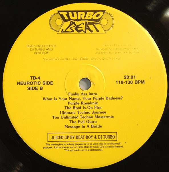 DJ Turbo (3) And Beat Boy (3) : Turbo Beat 4 (12", Mixed)