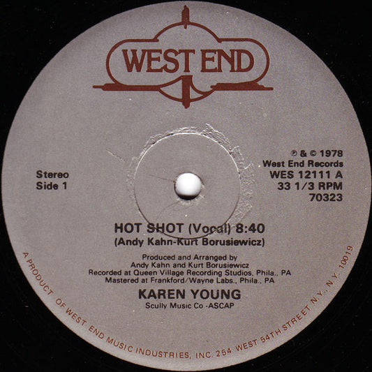Karen Young : Hot Shot (12")
