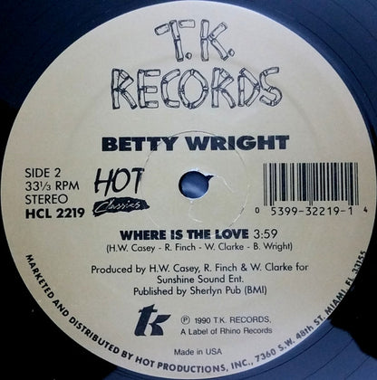 George McCrae / Betty Wright : Rock Your Baby / Where Is The Love (12")
