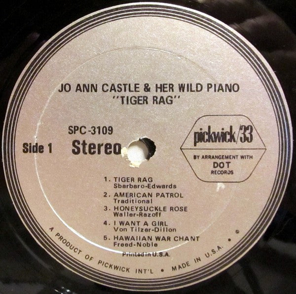 Jo Ann Castle : Tiger Rag (LP, Album, Comp)