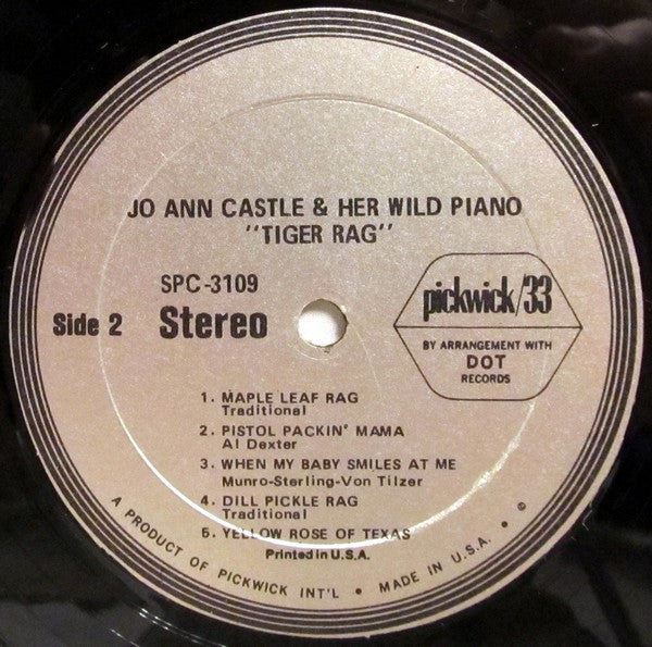 Jo Ann Castle : Tiger Rag (LP, Album, Comp)
