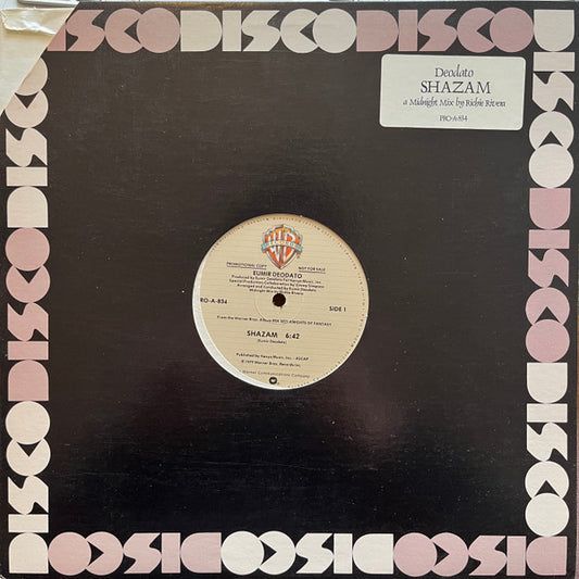 Eumir Deodato : Shazam (12", Promo)