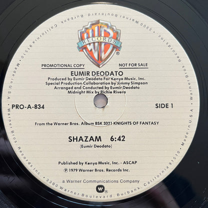 Eumir Deodato : Shazam (12", Promo)