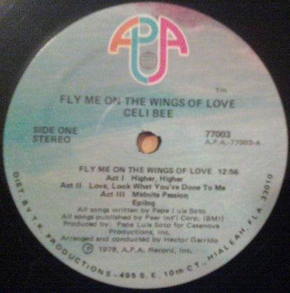 Celi Bee : Fly Me On The Wings Of Love (LP, Album)