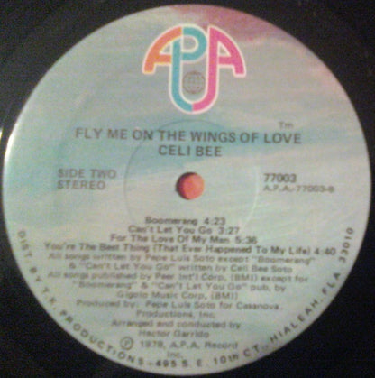 Celi Bee : Fly Me On The Wings Of Love (LP, Album)
