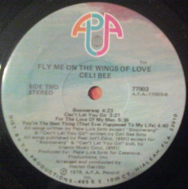 Celi Bee : Fly Me On The Wings Of Love (LP, Album)