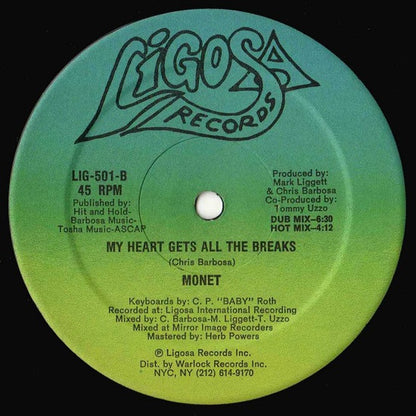 Monet : My Heart Gets All The Breaks (12")