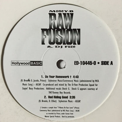 Raw Fusion : Do Your Homework (12", Promo)
