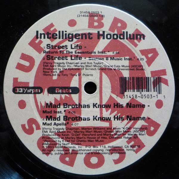 Intelligent Hoodlum : Street Life / Mad Brothas Know His Name (12")