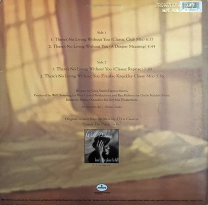 Will Downing : There's No Living Without You (12", Promo)