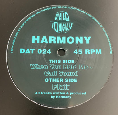 Harmony* : Flair / When You Hold Me / Cali Sound  (12")