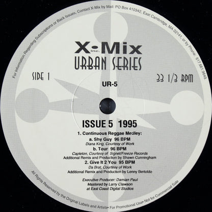 Various : X-Mix Urban Series 5 (12", Comp, Promo)