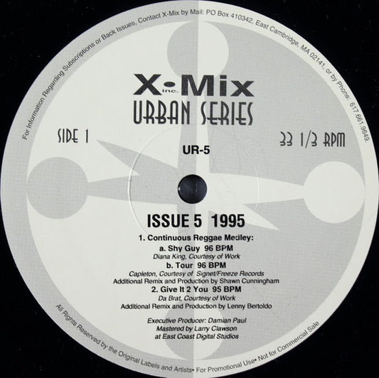 Various : X-Mix Urban Series 5 (12", Comp, Promo)
