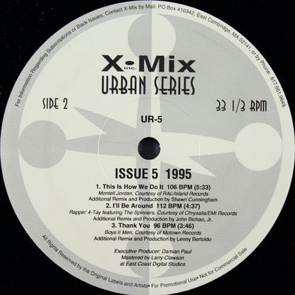Various : X-Mix Urban Series 5 (12", Comp, Promo)