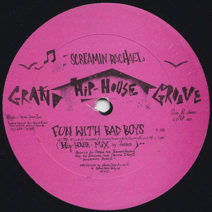 Screamin' Rachael : Fun With Bad Boys (12")