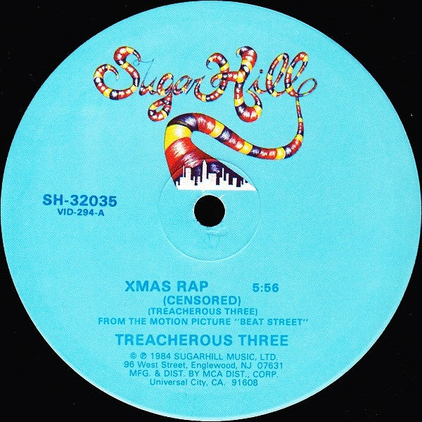 Treacherous Three : Xmas Rap (12")