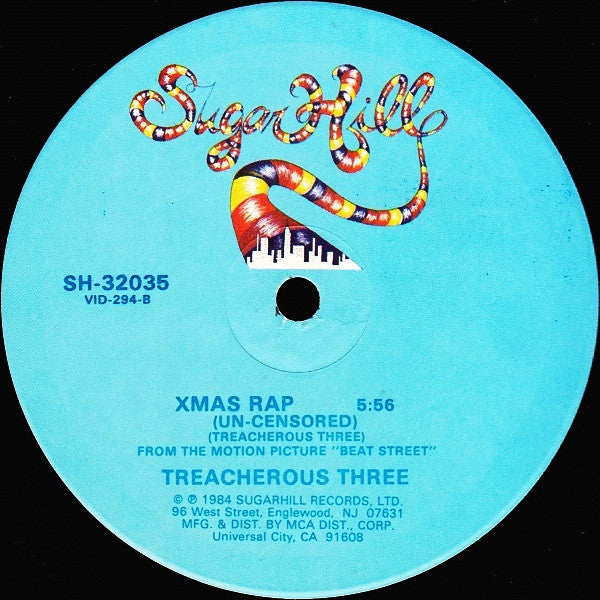 Treacherous Three : Xmas Rap (12")