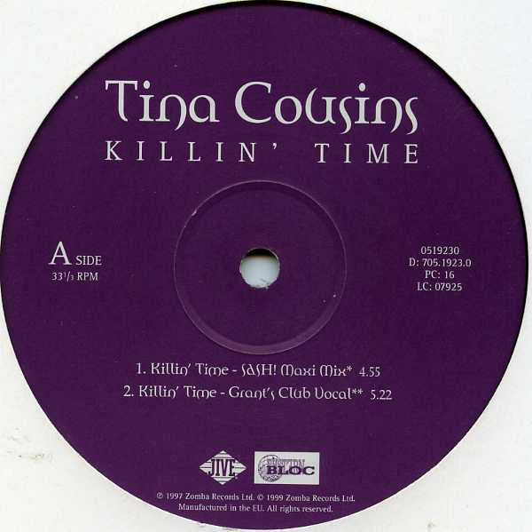 Tina Cousins : Killin' Time (12", Single)